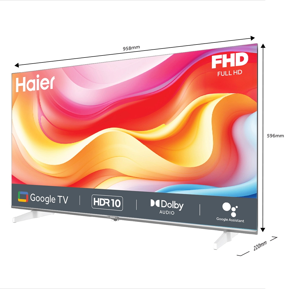 Haier Smart Full HD Gooogle TV 109cm (43) with HDR, Dolby Audio